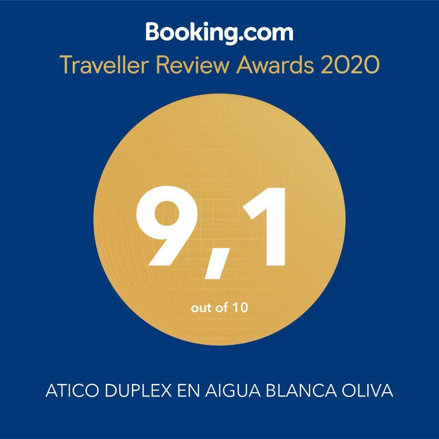 Apartamento Atico Duplex En Aigua Blanca Oliva Exterior foto